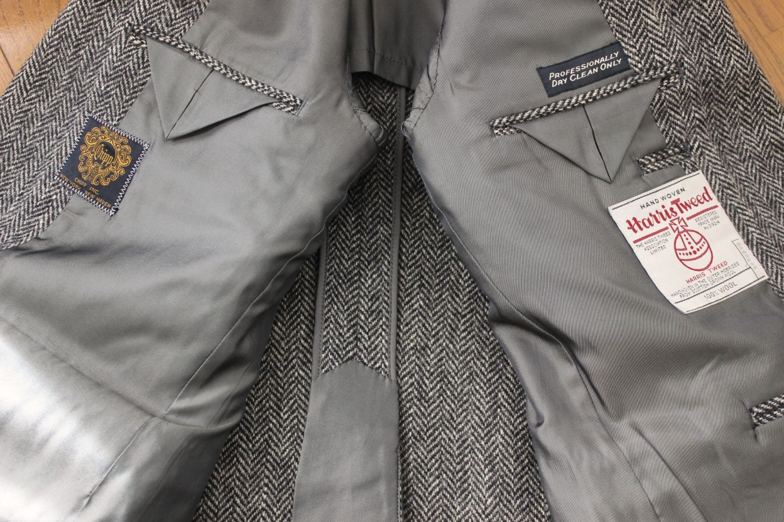 美品・訳アリ】チップ Chipp × ハリスツイード ジャケット A6 メンズ L 