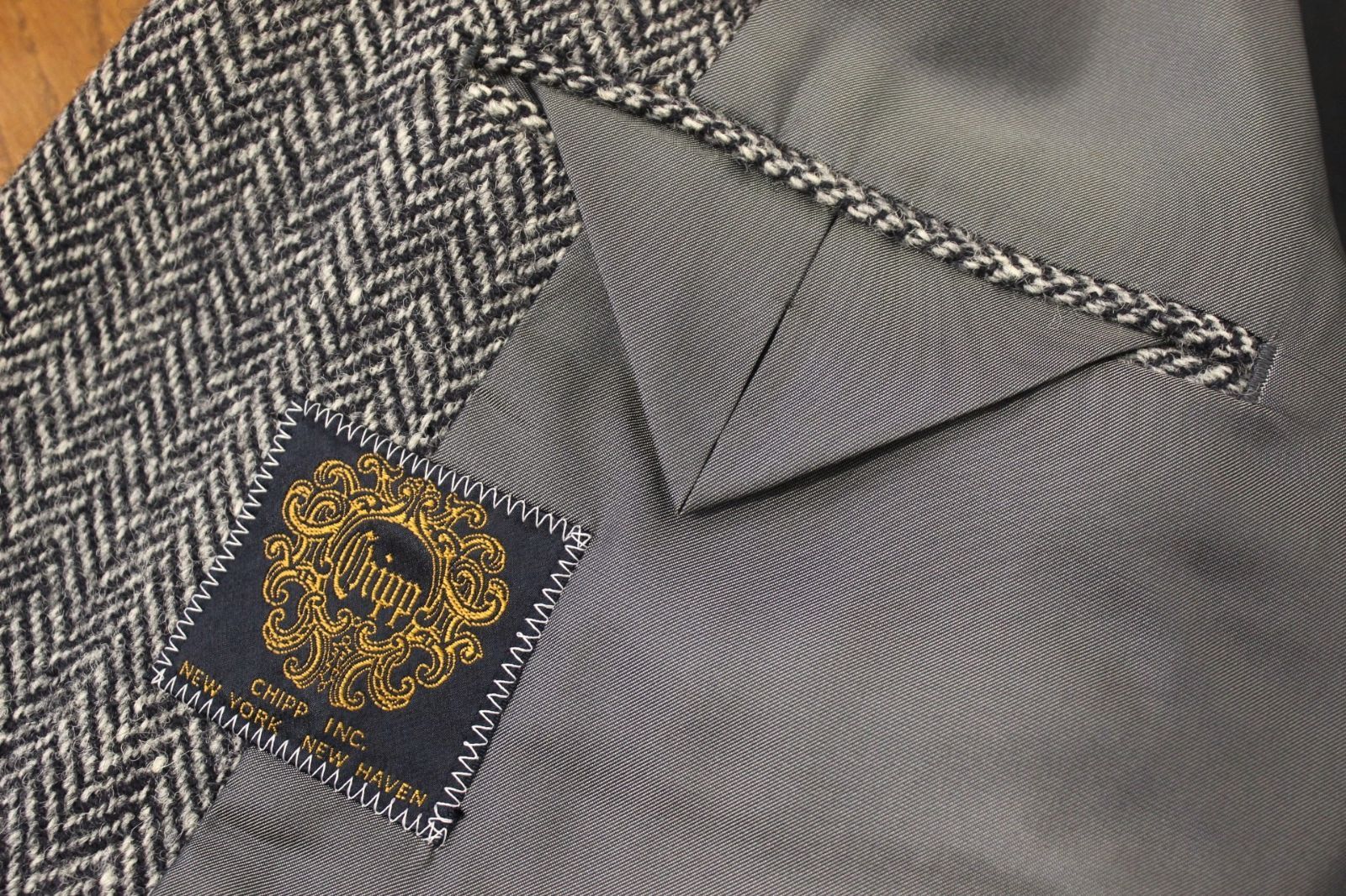 美品・訳アリ】チップ Chipp × ハリスツイード ジャケット A6 メンズ L