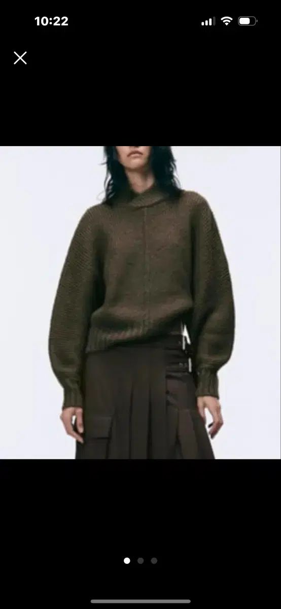 55 66 ZARA ザラ LEMAINE ルメール風 ショールカラースエーター