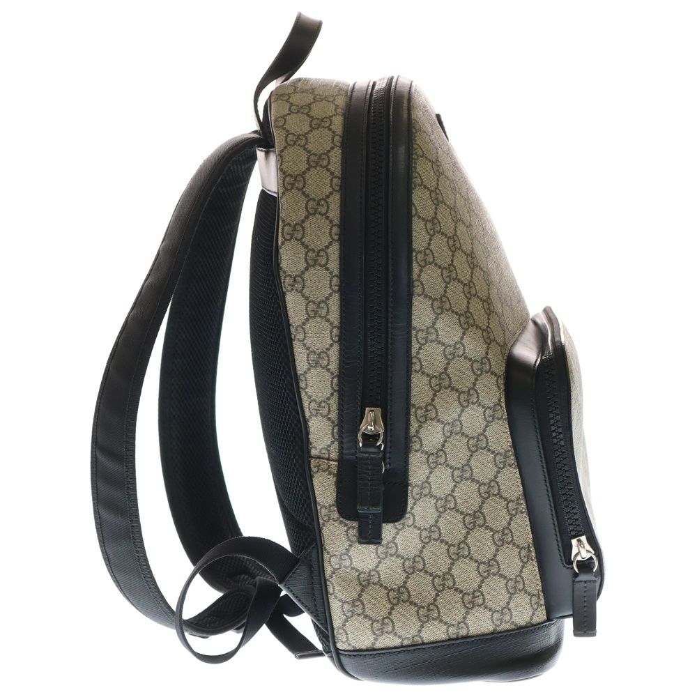 GUCCI (グッチ) GGスプリーム PVCレザー バックパック リュックサック