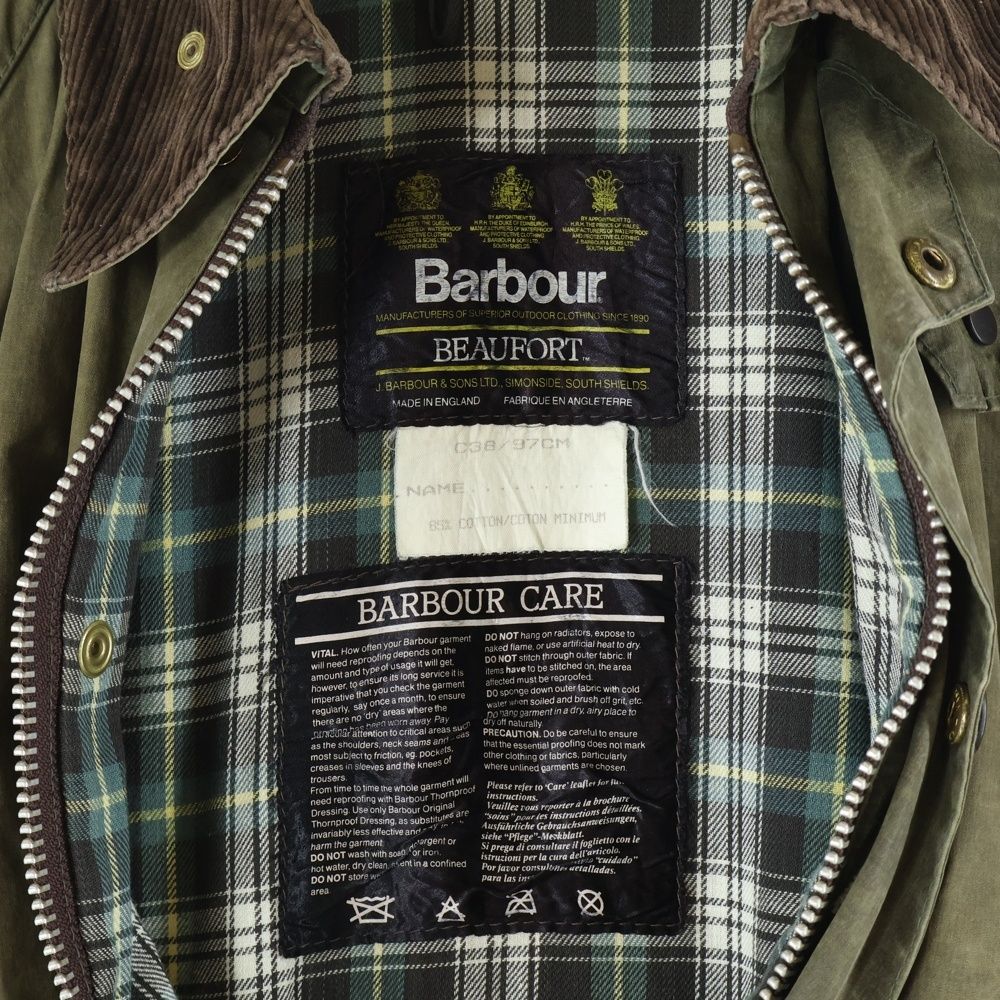 Barbour (バブアー) 80S VINTAGE BEAUFORT UK製 ビューフォート 3