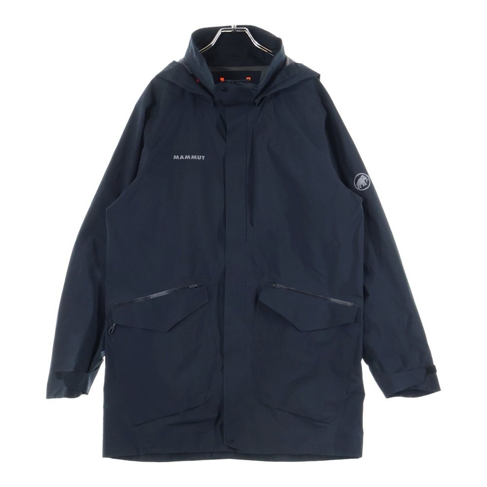 MAMMUT マムート GORE-TEX UTILITY HS COAT ゴアテックス アームロゴデザイン フーデット ユーティリティコート ブラック 1010-29310