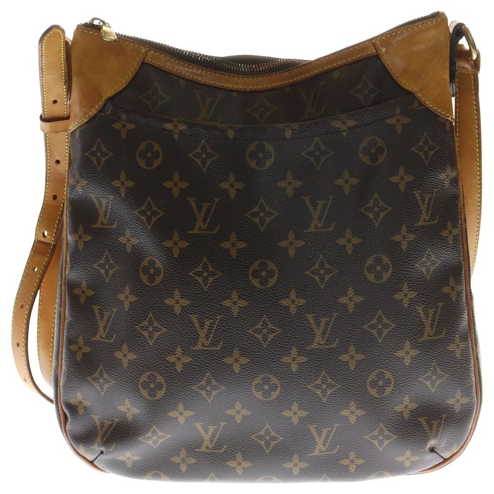 LOUIS VUITTON ルイヴィトン モノグラム オデオン PVCショルダーバッグ ブラウン M 56390 VI 4008