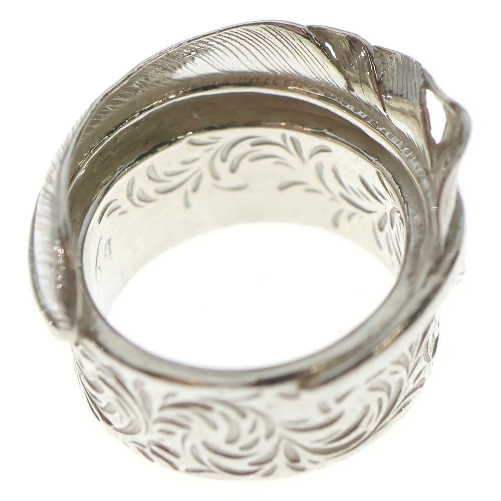 スタジオ t&y フェザー 唐草 リング 指輪 インディアンジュエリー STUDIO T&Y (スタジオティーアンドワイ) 両面唐草彫り フェザーリング