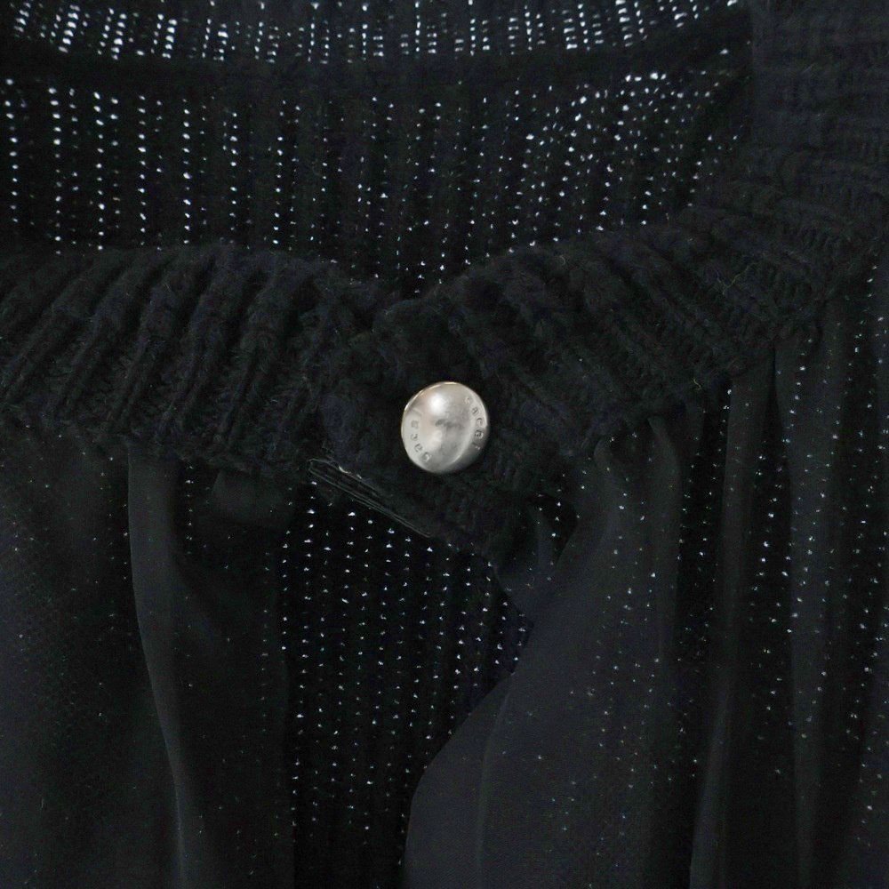 Sacai (サカイ) WOOL KNIT DRESS ウール ニット切り替え ワンピース