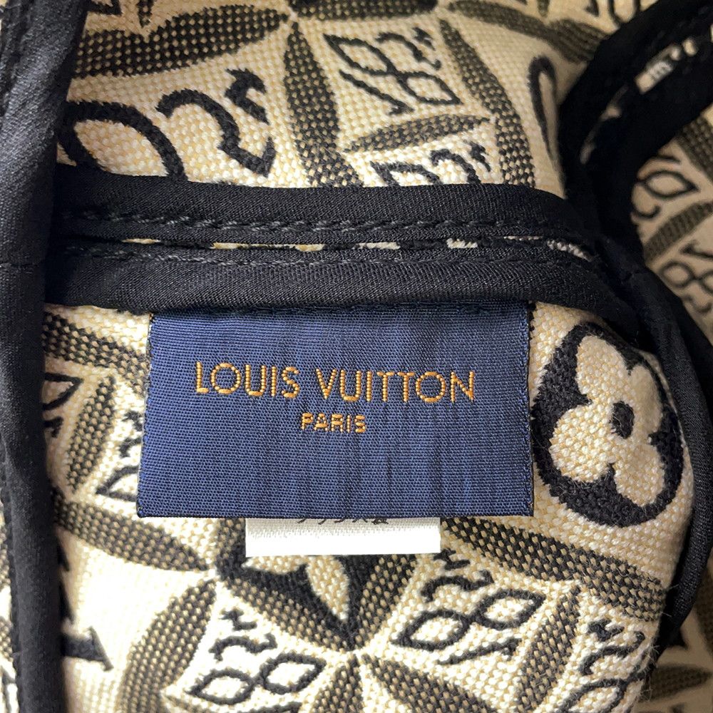  ルイヴィトン バケットハット モノグラム ジャガード コットン サイズM MP 2829 LOUIS VUITTON 帽子 黒 その他 ハット