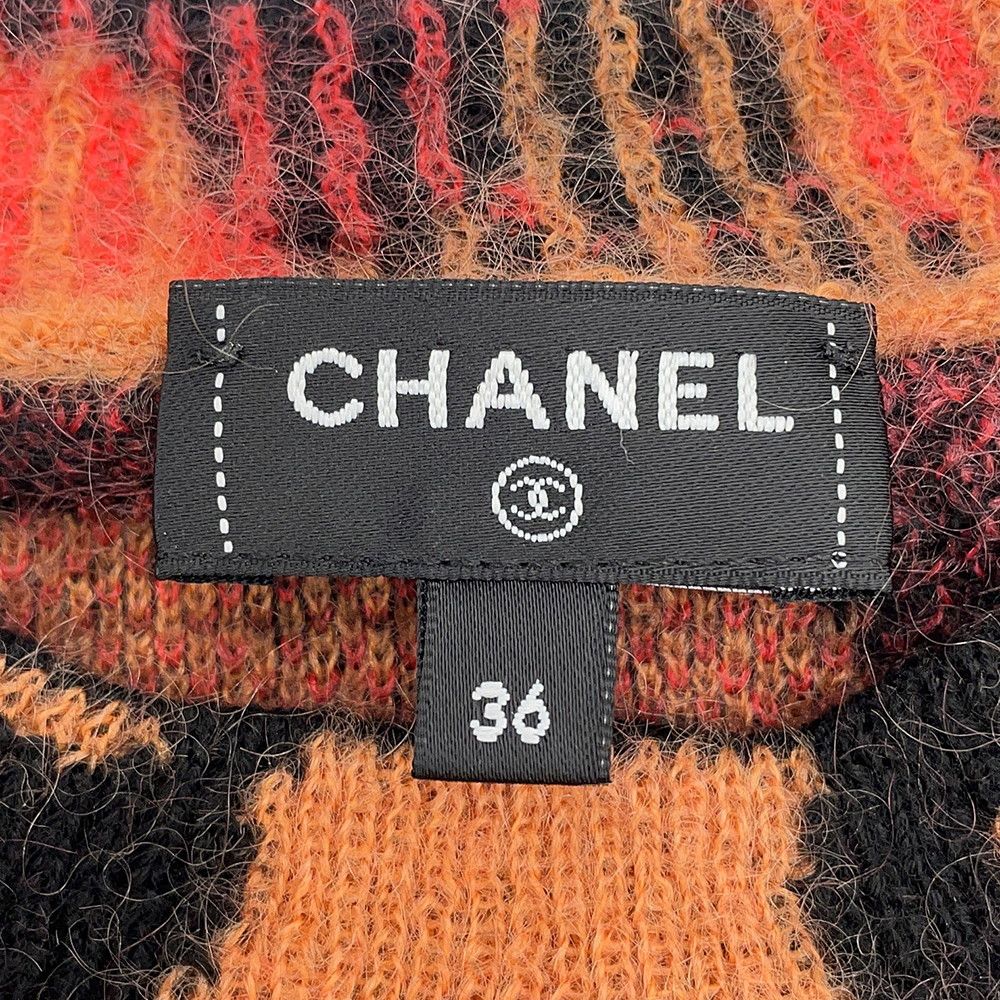 【美品】CHANEL シャネル ニット セーター P75361 ジャイアント レオパード COCOマーク ロゴ チャーム カシミヤ × モヘア クルーネック 長袖 トップス レディース サイズ 36 カッパー ブラック ピンクレッド イタリア製 ヴィルジニー・ヴィアール期 楽天市場】【美品】CHANEL シャネル ニット セーター P75361