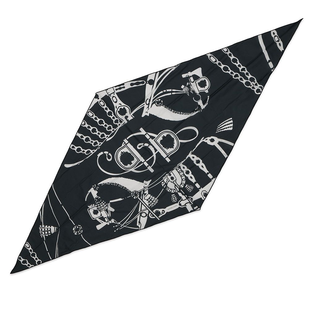 エルメス スカーフ ロザンジュ 宮廷の馬具 コットン HERMES 2025秋冬