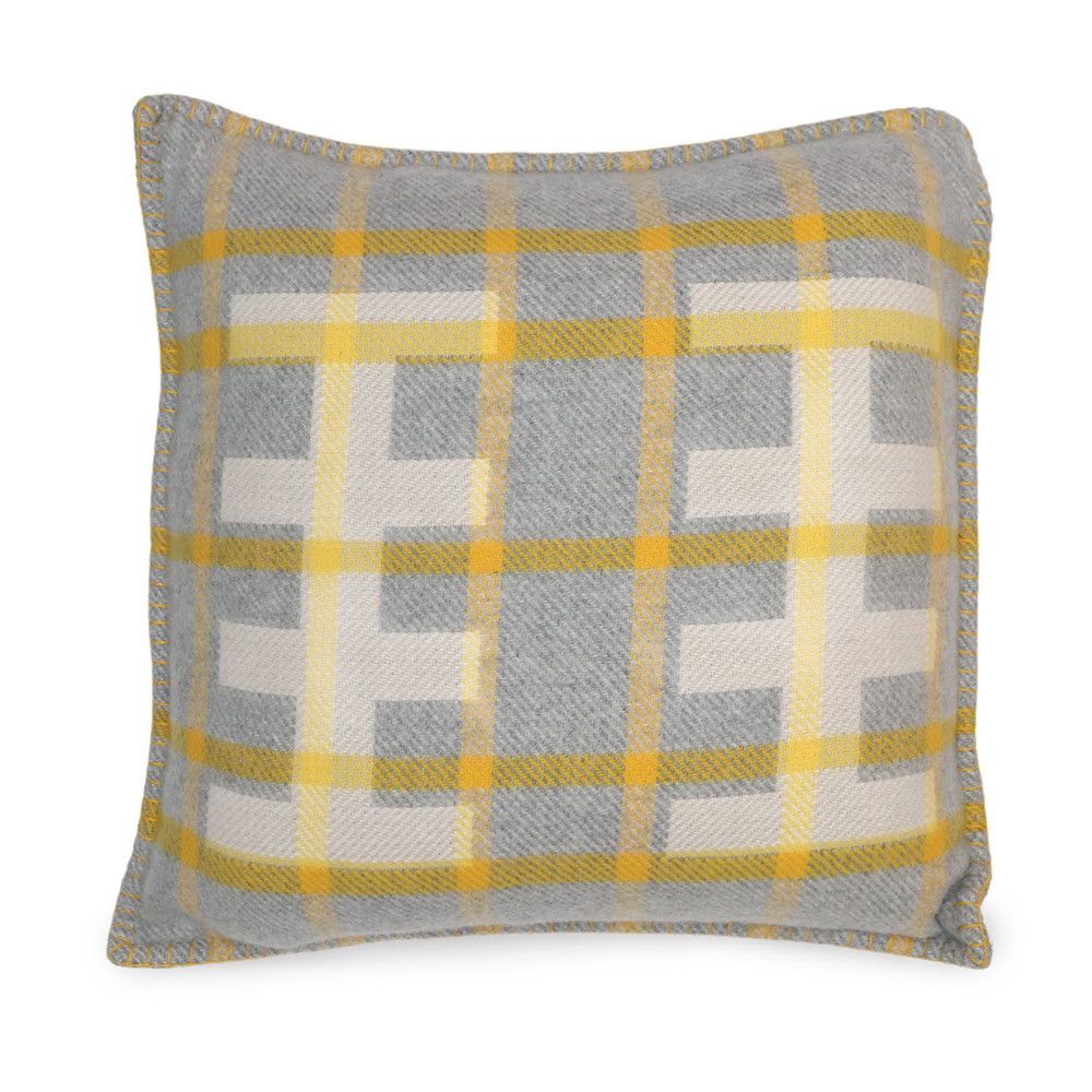  エルメス クッション エシェル ウール HERMES インテリア その他 小物