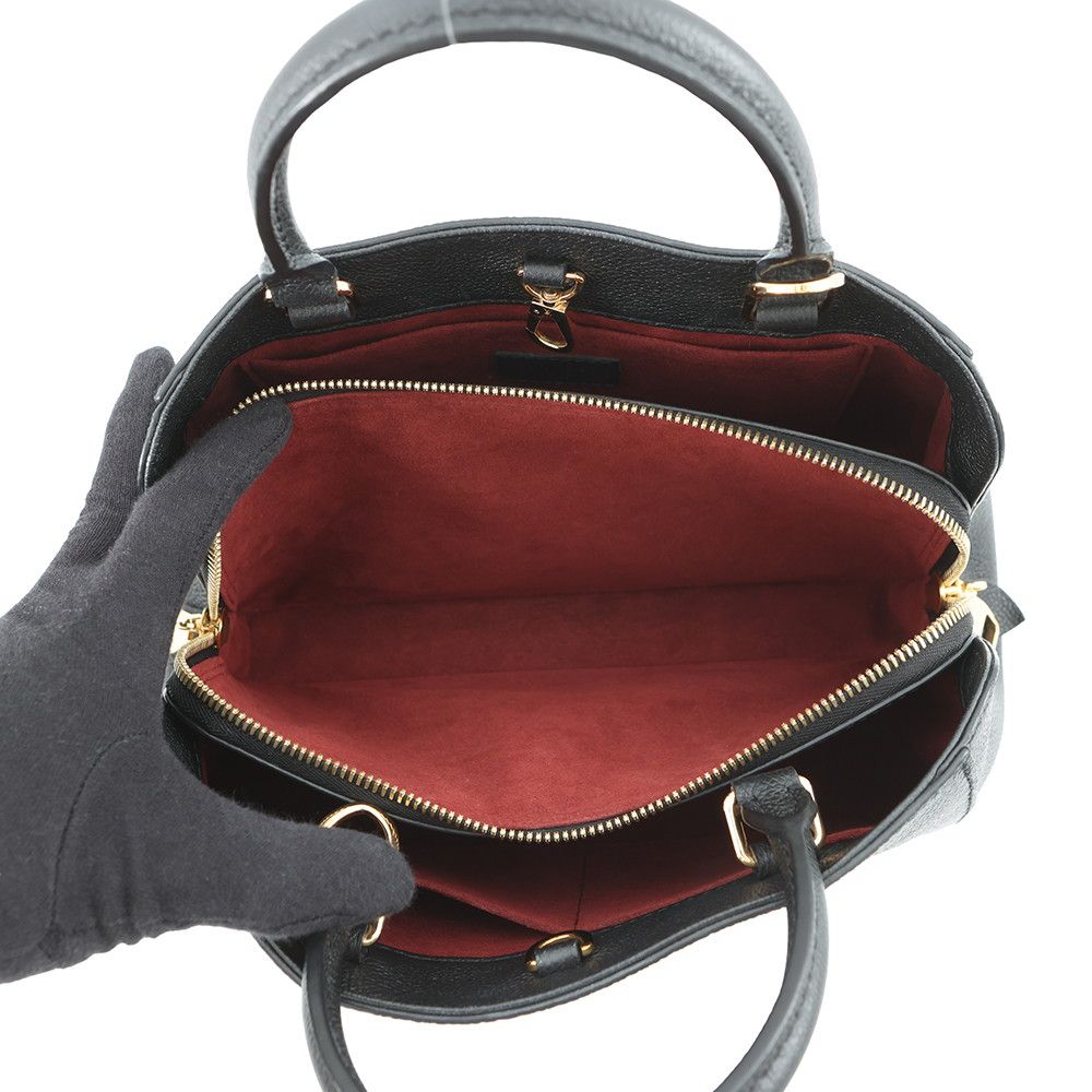 ルイヴィトン モンテーニュBB アンプラント ハンドバッグ　ブラック ルイヴィトン モノグラム アンプラント モンテーニュBB ハンドバッグ