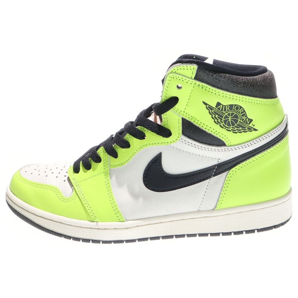 NIKE ナイキ AIR JORDAN 1 HIGH OG VOLT 555088-702 エアジョーダン1 ボルト ハイカットスニーカー US 10|28.0 cm イエロー
