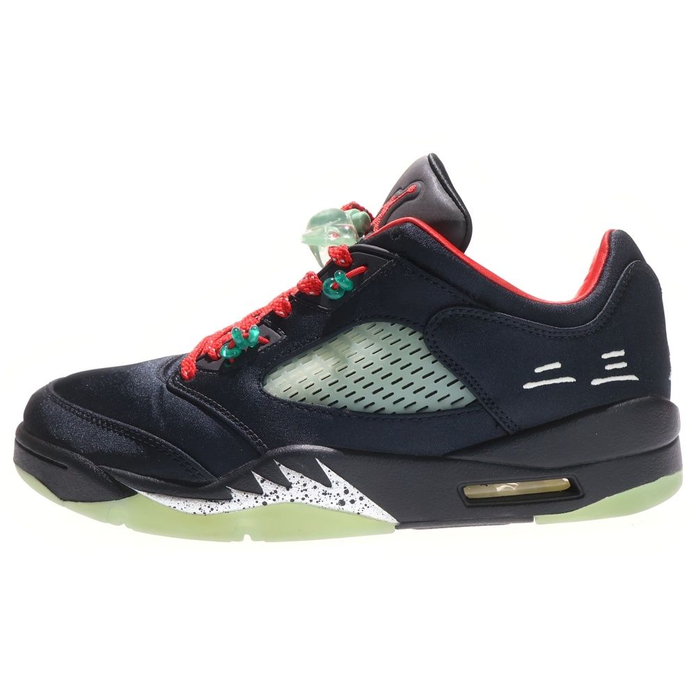 NIKE ナイキ ×CLOT AIR JORDAN 5 RETRO LOW SP DM 4640-036 クロット エアジョーダン ジェイド ローカットスニーカー US 9|27.0 cm ブラック