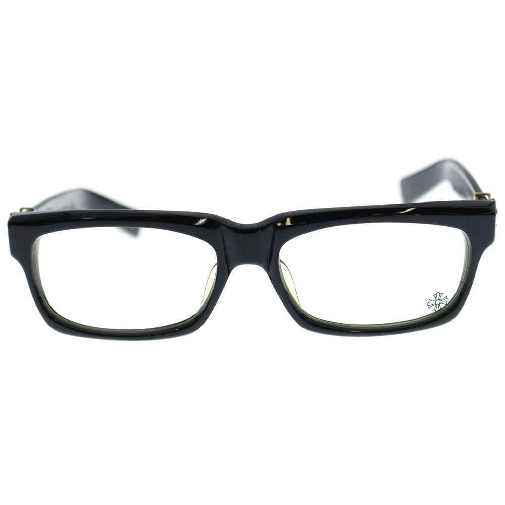 CHROME HEARTS クロムハーツ SPLAT-A BSフ テンプル アイウェア サングラス メガネ 眼鏡 ブラック|ゴールド