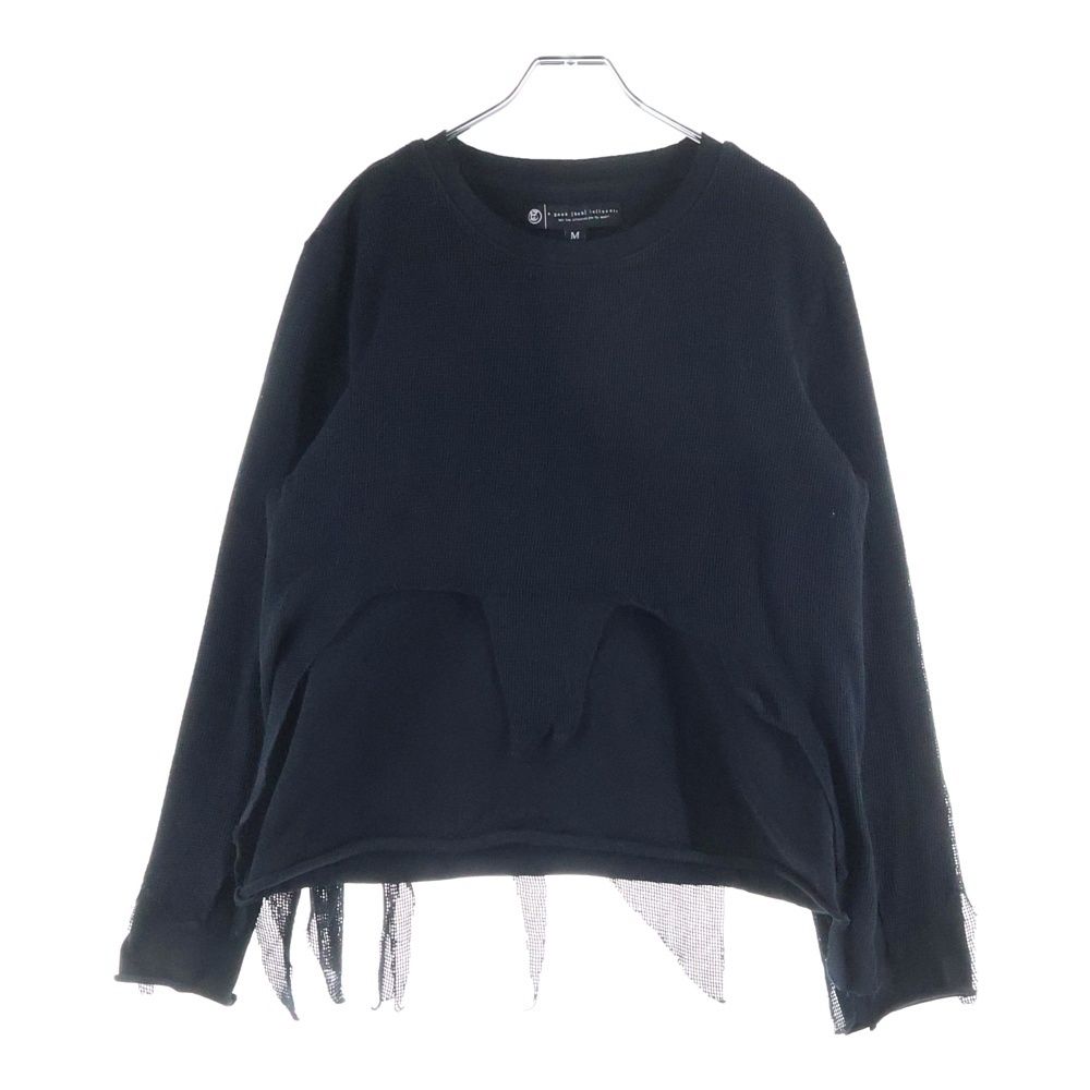 A GOOD BAD アグッドバッドインフレンス 25 SS CRUSHED LAYERD L|S TEE クラッシュドレイヤードTシャツ AGBI-25 SS-LS 11 ブラック