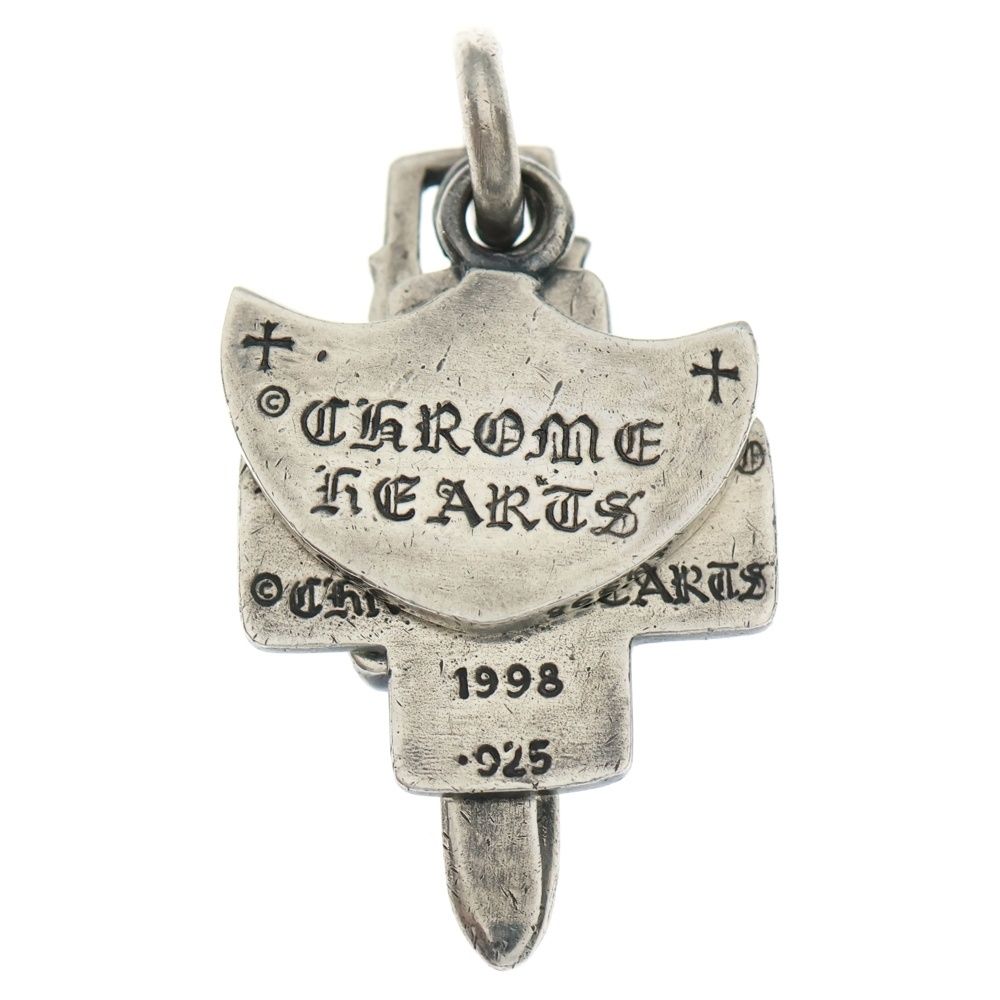 CHROME HEARTS クロムハーツ 氷室京介 3トリンケッツ シルバーネックレストップ