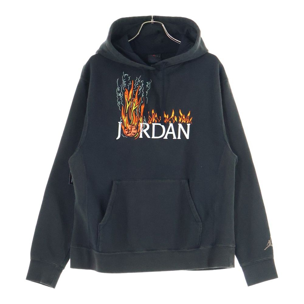 NIKE ナイキ ×TRAVIS SCOTT SRT FLEECE HOODIE CK 4042-010 トラヴィススコット ヴィンテージ加工フリースプルオーバーパーカー ブラック