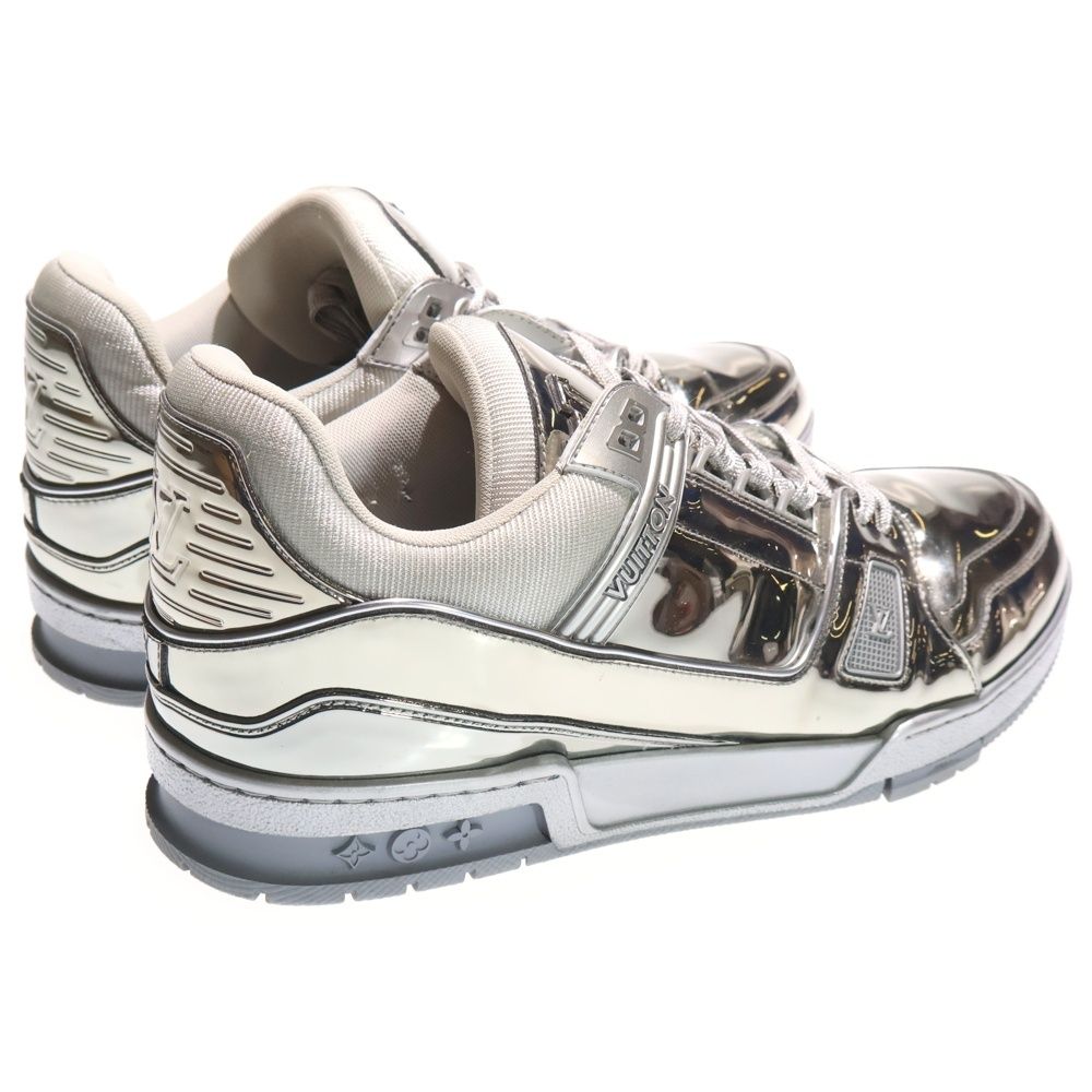  LOUIS VUITTON ルイヴィトン LV TRAINER LVトレイナー ローカットスニーカー メタリックシルバー BM 1211 スニーカー 靴