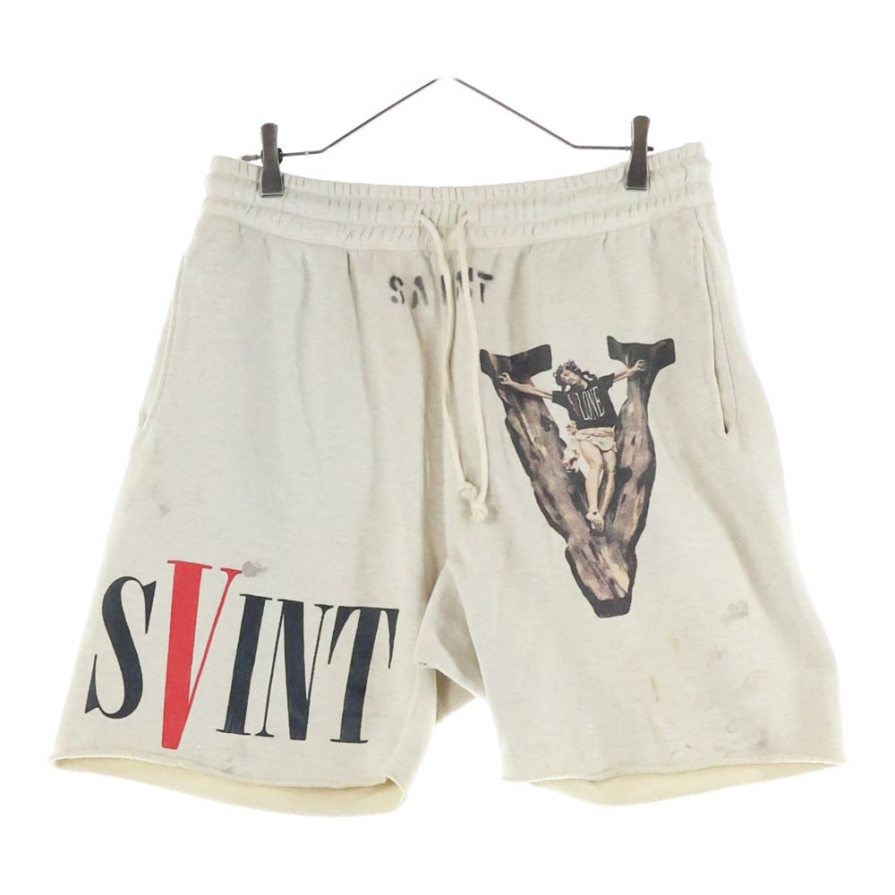 SAINT MICHAEL (セントマイケル) 22S ×VLONE SWEAT SHORT PANT