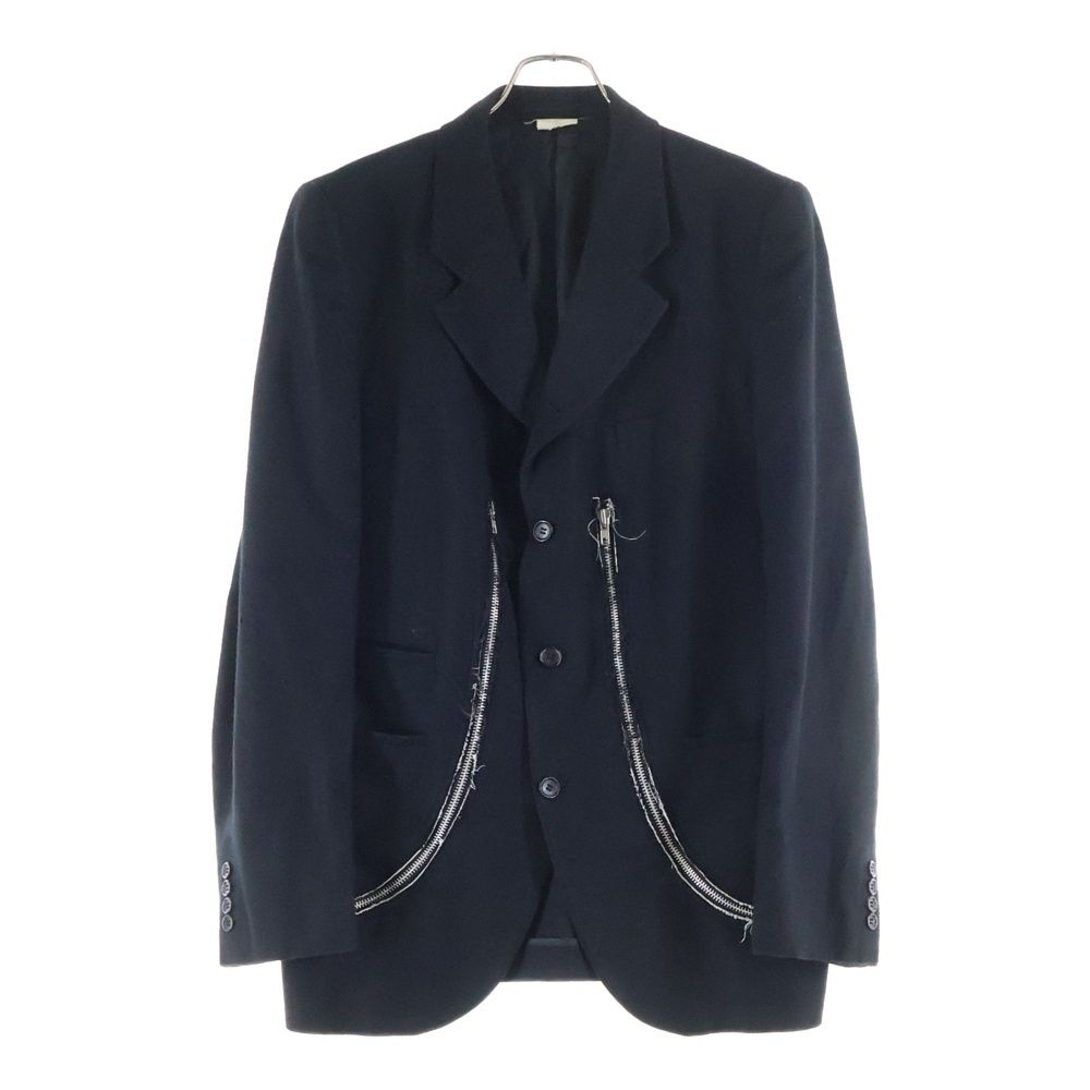 COMME des GARCONS HOMME DEUX コムデギャルソン オムドゥ AD 2025 インサイドアウトラウンドジップテーラードジャケット DK-J 033 ブラック