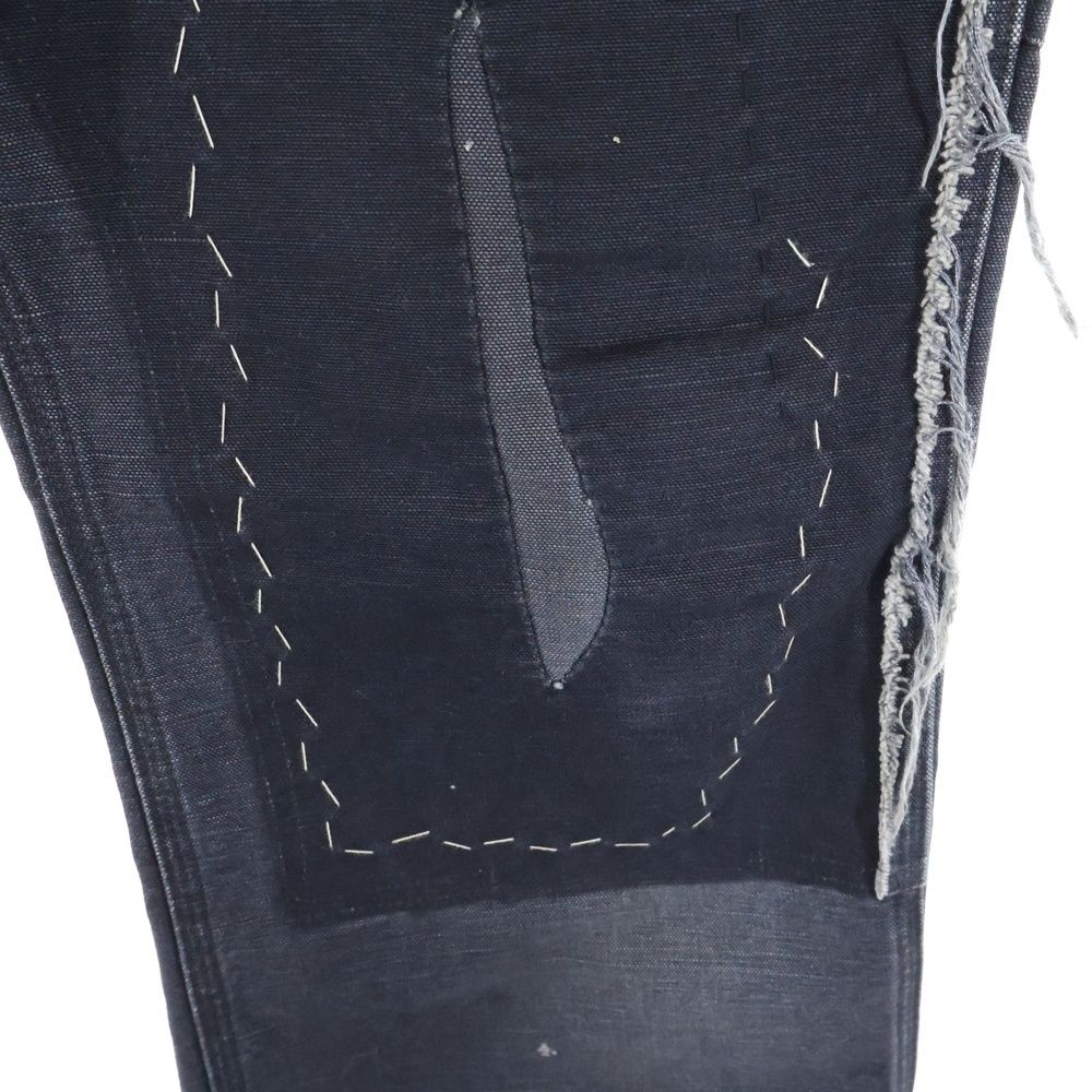 SAINT MICHAEL (セントマイケル) 24AW DENIM DOUBLE KNEE ダメージ加工