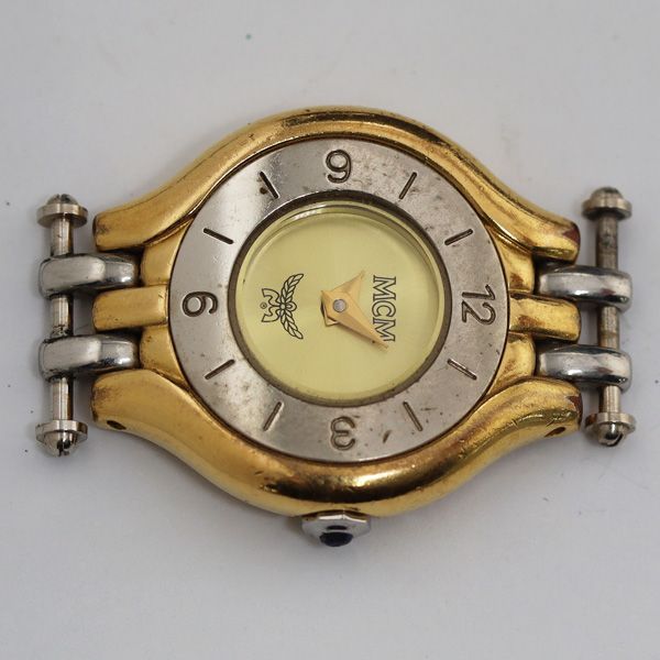 MCM エムシーエム QZ ゴールド文字盤 レディース腕時計 KRH 2000000