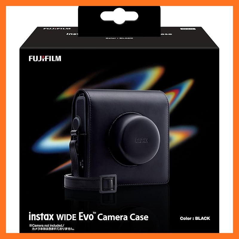 富士フイルム FUJIFILM インスタントカメラケース instax wide Evo カメラケース INS CAMERA CASE BLACK ブラック