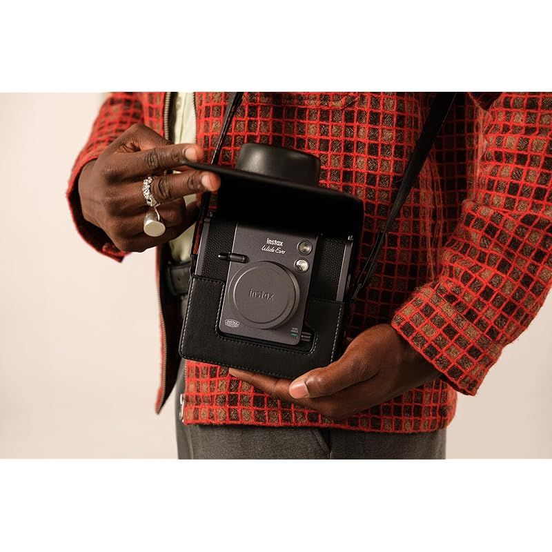  富士フイルム FUJIFILM インスタントカメラケース instax wide Evo カメラケース INS CAMERA CASE BLACK ブラック 防犯カメラ 防犯 セーフティ