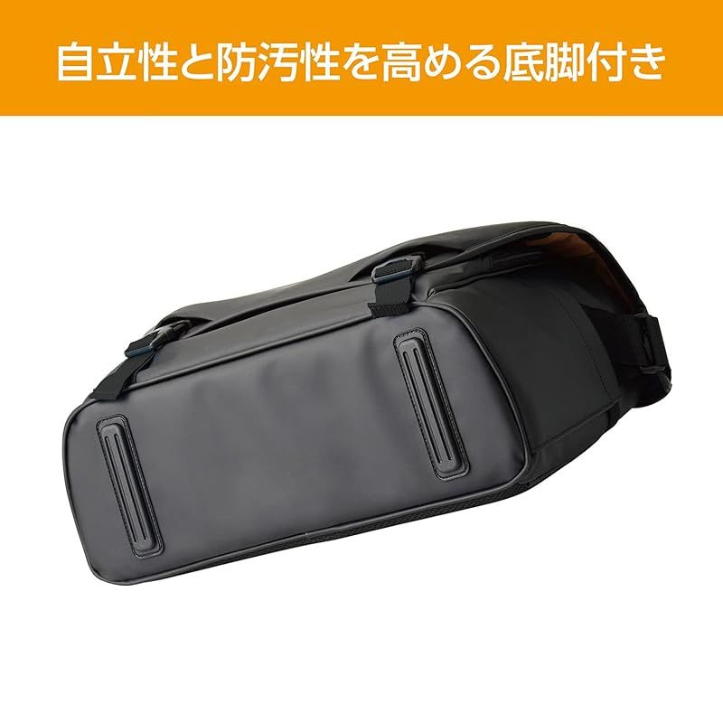  ハクバ HAKUBA カメラバッグ プラスシェル レジスト02 ショルダーバッグ M AZ ピュアブラック 水に強いPVCコーティング 耐水|防汚機能 素早くアクセス な天面開口口 防犯カメラ 防犯 セーフティ