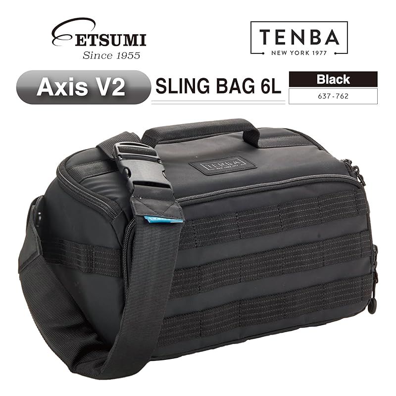 TENBA カメラバッグ Axis v 2 スリングバッグ 637 762 ブラック