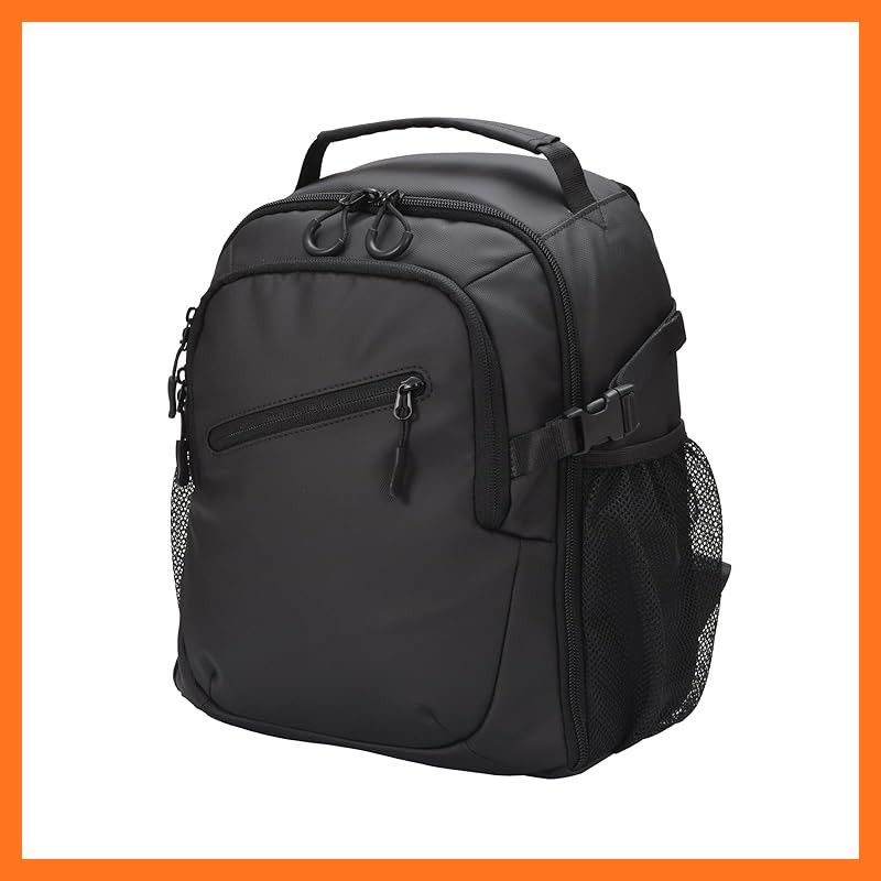 エツミ カメラバッグ カメラバックパック カメラリュック 小型 軽量 シュープリーム リュック S 一眼レフ用 ミラーレス用 1気室 メンズ レディース 10 L カーボン ブラック VE-3568