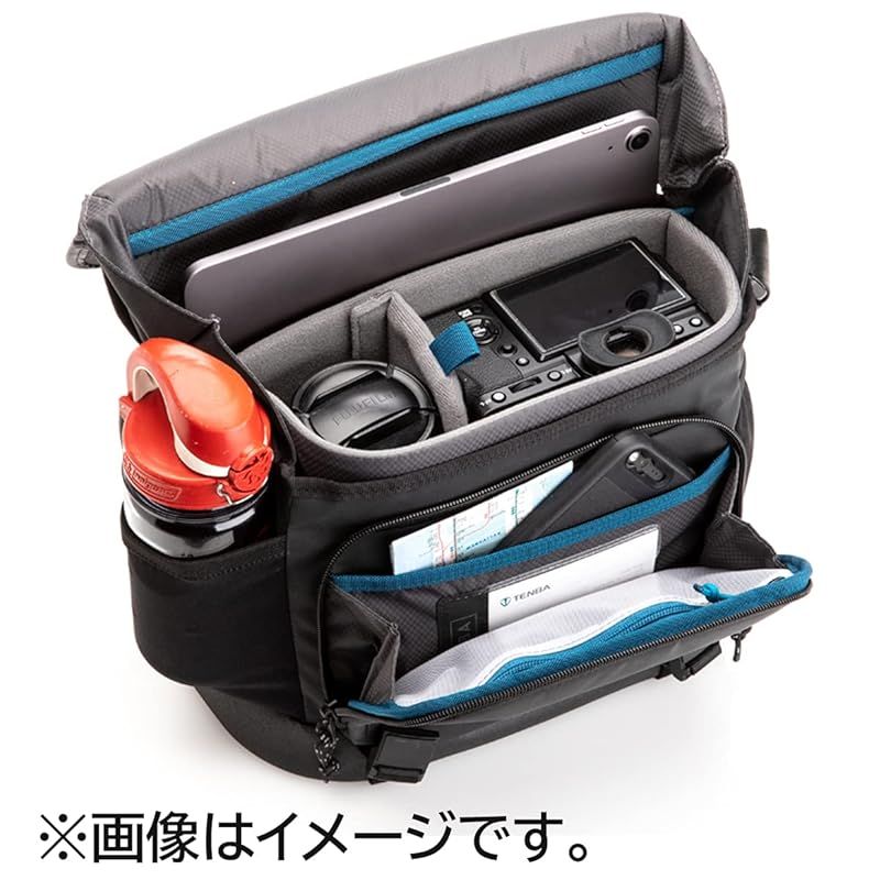 Etsumi TENBA テンバ DNA メッセンジャー カメラバッグ ショルダーバッグ レインカバー 付き クイックアクセス V 638-570 ブラック