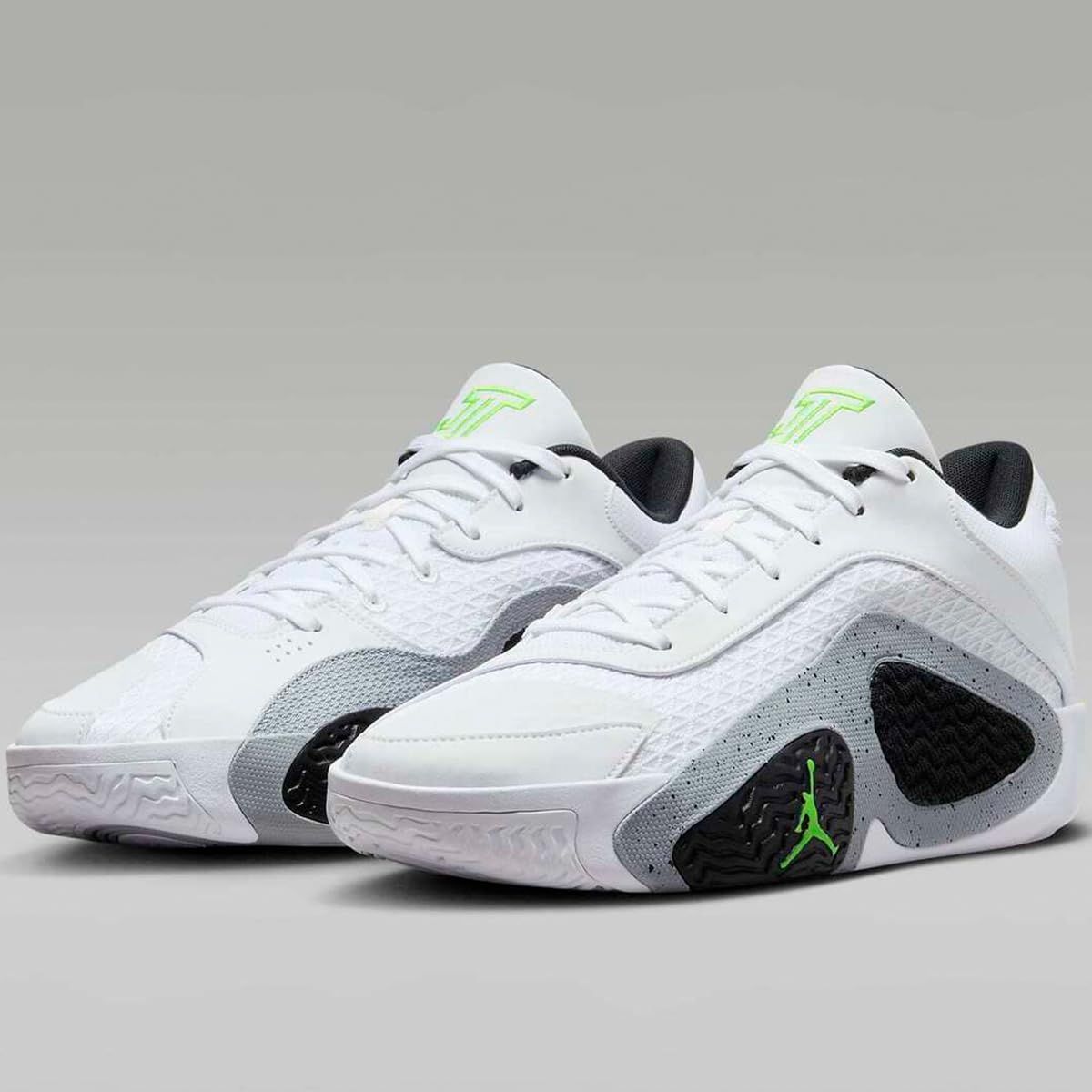 ナイキ テイタム 2 レガシー PF TATUM Legacy ホワイト|ブラック|ウルフグレー|エレクトリックグリーン FJ 6458-100 ナイキジャパ 25.5 cm