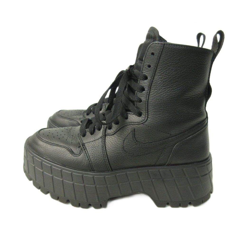 ナイキ NIKE WMNS AIR JORDAN 1 ジョーダン1 ブルックリン ハイカット 黒 ブラック US 7.5 約24.5 cm FJ 5737-001 IBO 88