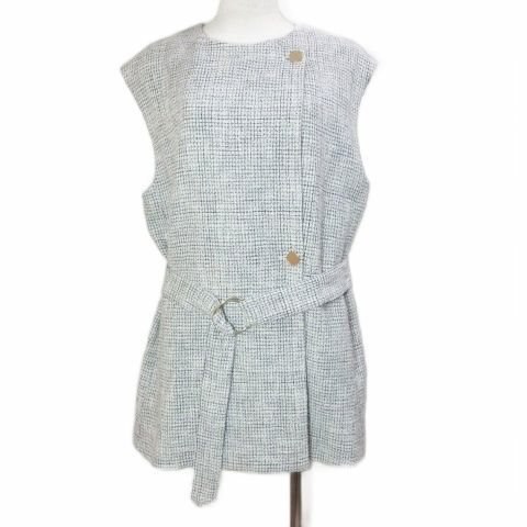 【美品】ELIN×green label relaxing ツイードジレ ELIN（エリン）の「【別注】＜ELIN ＞ツイード ジレ（ベスト）」 - WEAR