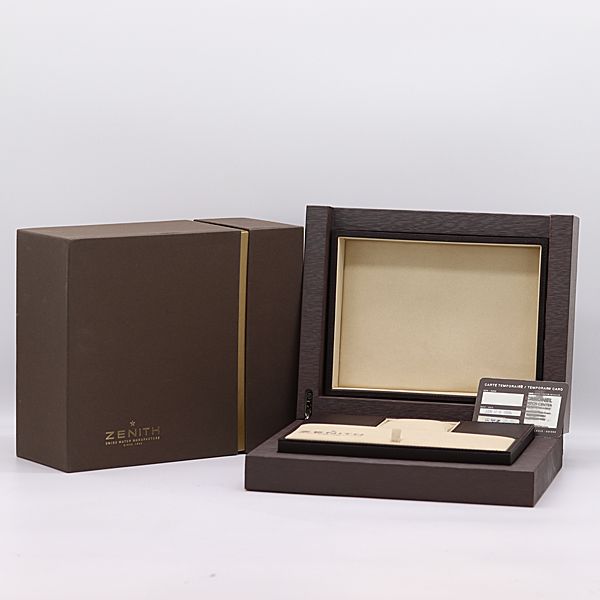 箱|保| ゼニス 空箱 ブラウンカラー 腕時計用 メンズ|レディース腕時計 2000000 NSK KMT