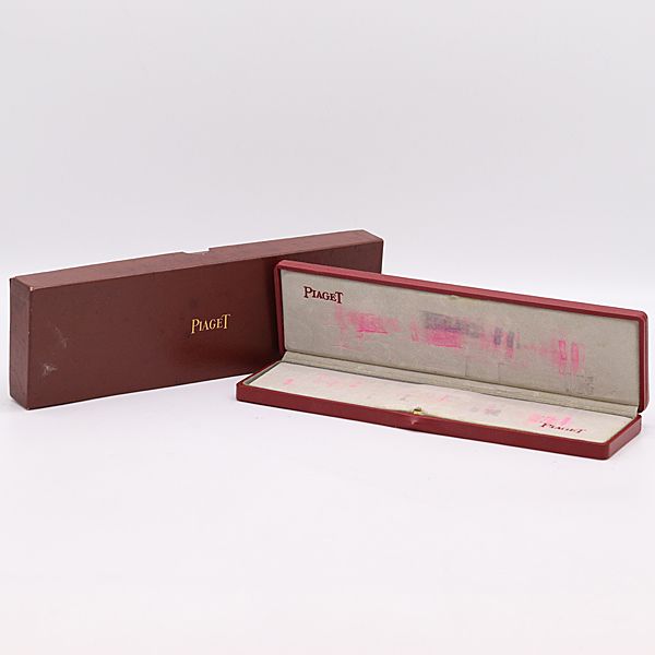 箱付 ピアジェ 空箱 ボルドーカラー 腕時計用 メンズ/レディース