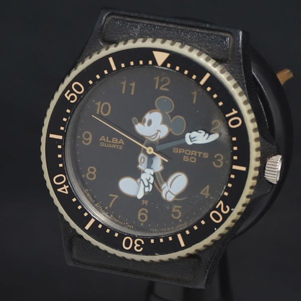 QZ セイコー アルバ スポーツ50 ディズニー ミッキーマウス Y481-017A