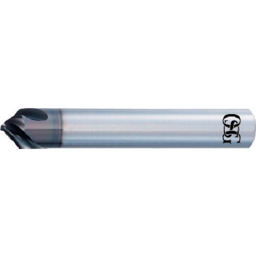 ＯＳＧ　ＷＸＬコート　面取りカッタ　ポジタイプ　レギュラ　３刃　先端径２ｍｍ　大端径１２ｍｍ　全長７５ｍｍ　９２００１１２