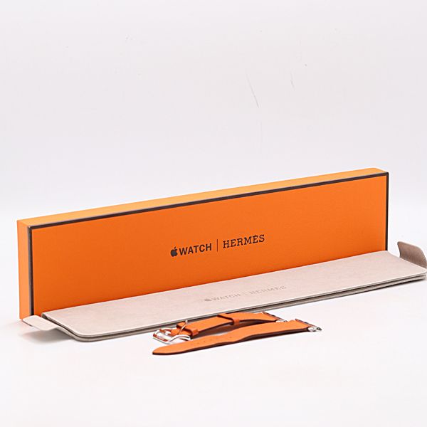  エルメス アップルウォッチ ベルト レザー オレンジカラー 35 mm用 メンズ|レディース腕時計 0067100 12 JWT SMZ レザーベルト 時計