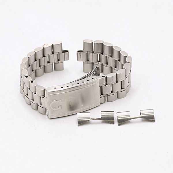 オメガ ブレス ベルト 1098 シルバーカラー 19 mm用 メンズ腕時計 2000000 NSK SMZ