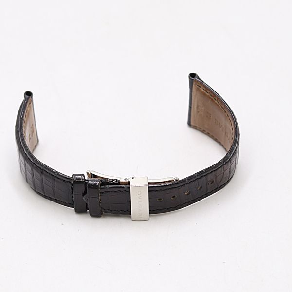 ブルガリ ベルト レザー ブラックカラー 28 mm用 メンズ腕時計 2000000 NSK SMZ