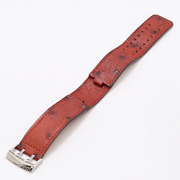 Louis Vuitton ブラウン レザーベルト　タンブール ルイヴィトン タンブール 純正ベルト レザー ブラウンカラー 8mm用