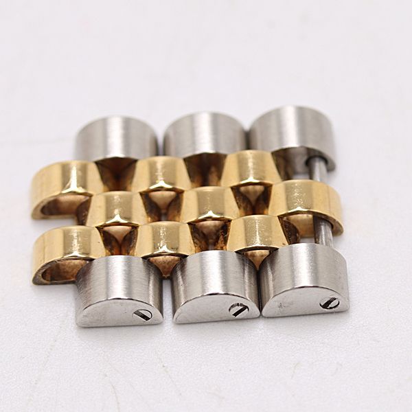 良品 ロレックス デイトジャスト 16233 YG×SS 純正コマ 3コマ シルバー