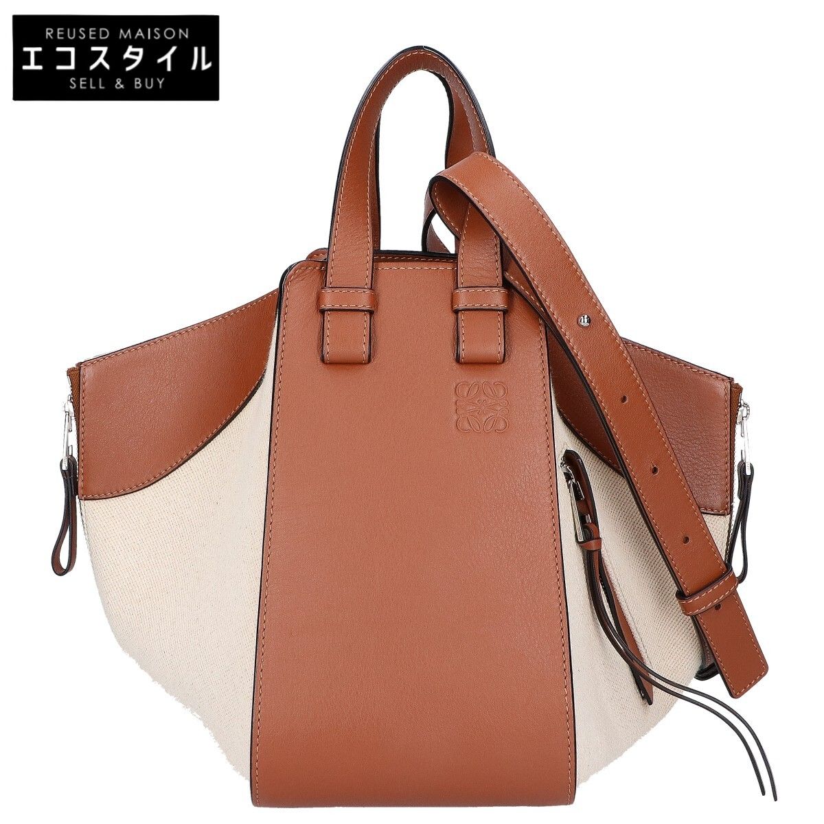 ★専用★Morris ￼スペシャル 180サイズメルカリ便　岡山-神奈川 LOEWE ロエベ 新品同様 A538S35X27 レザーxキャンバス ハンモック