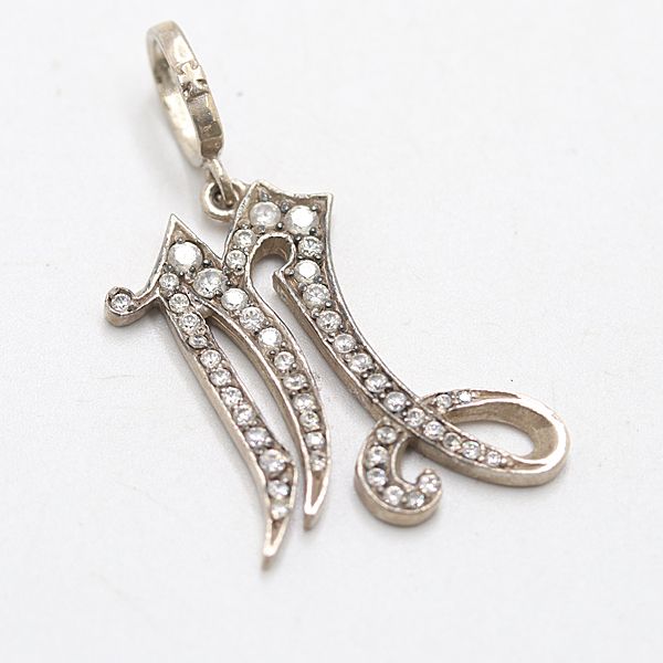 ダイヤ ペンダントトップ  ネックレス SV925刻印 3.67g アクセサリー ジュエリー 2000000 NSK AKO SMZ