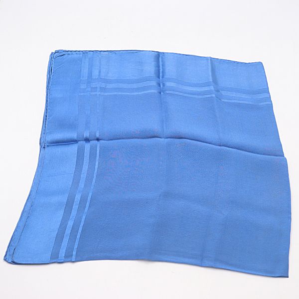 クリスチャンディオール シルクハンカチーフ ブルーカラー アパレル ファッション ブランド小物 2000000 NSK KMT