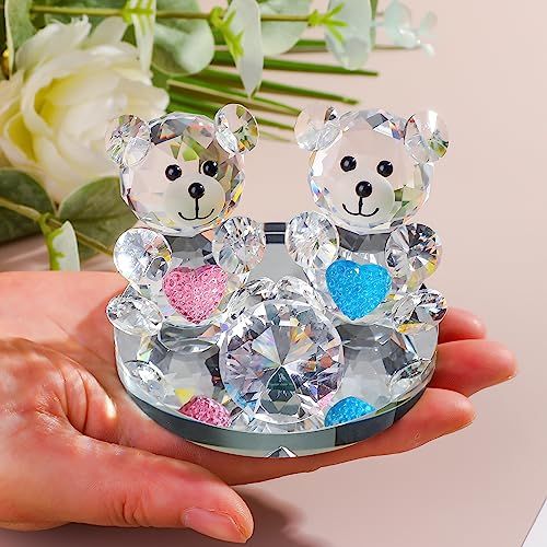 クリスタル くま 置物 【正規品】結婚祝い 誕生日 記念日 プレゼント