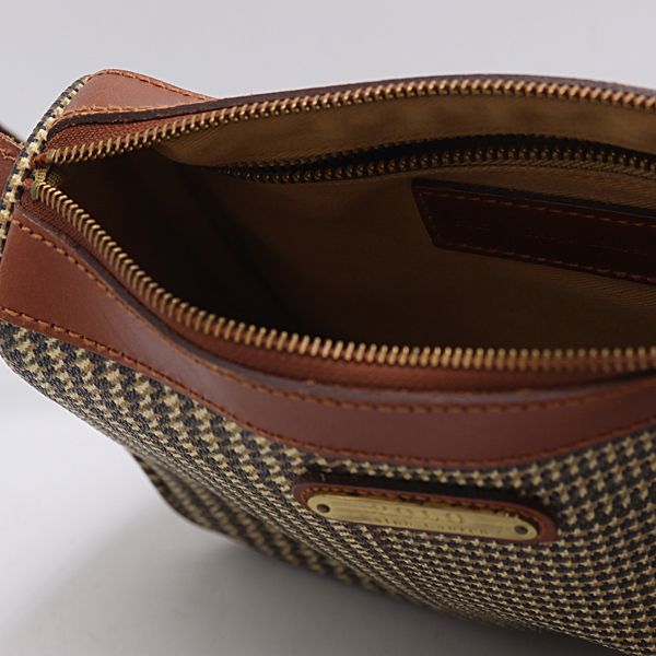 ポロラルフローレン 千鳥格子柄 クロスボディバッグ ファッション小物