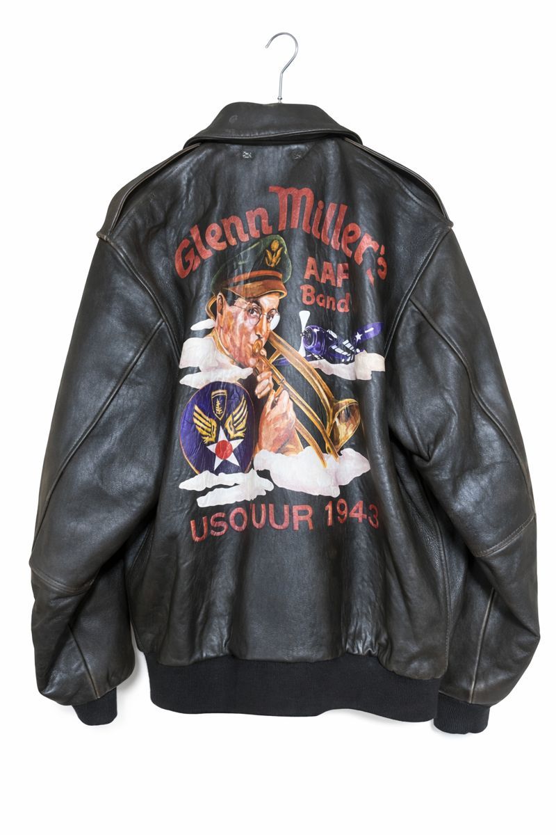 【シュウ様用】AVIREX グレンミラー　レザージャケット　ブラウン　ラムレザー 極美品】 AVIREX グレンミラー レザージャケット ブラウン ラムレザー