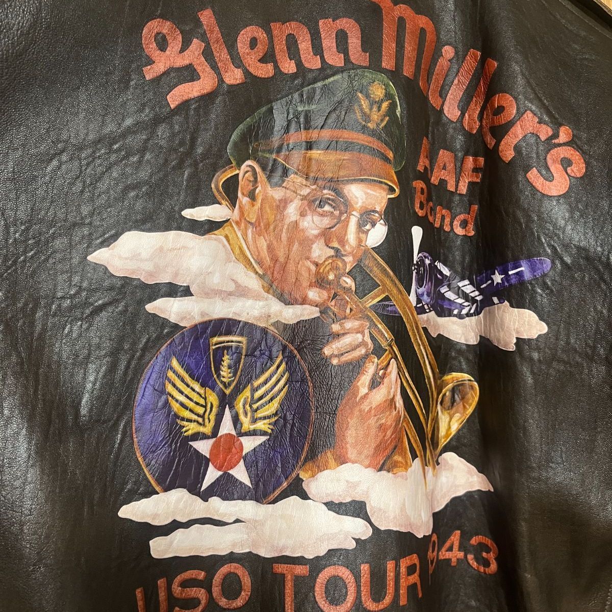 シュウ様用】AVIREX グレンミラー レザージャケット ブラウン